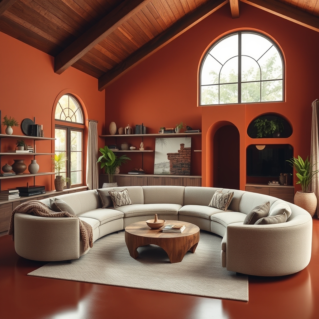 Colour Drenching and Curved Furniture: The Bold Evolution of Modern Heritage Homes