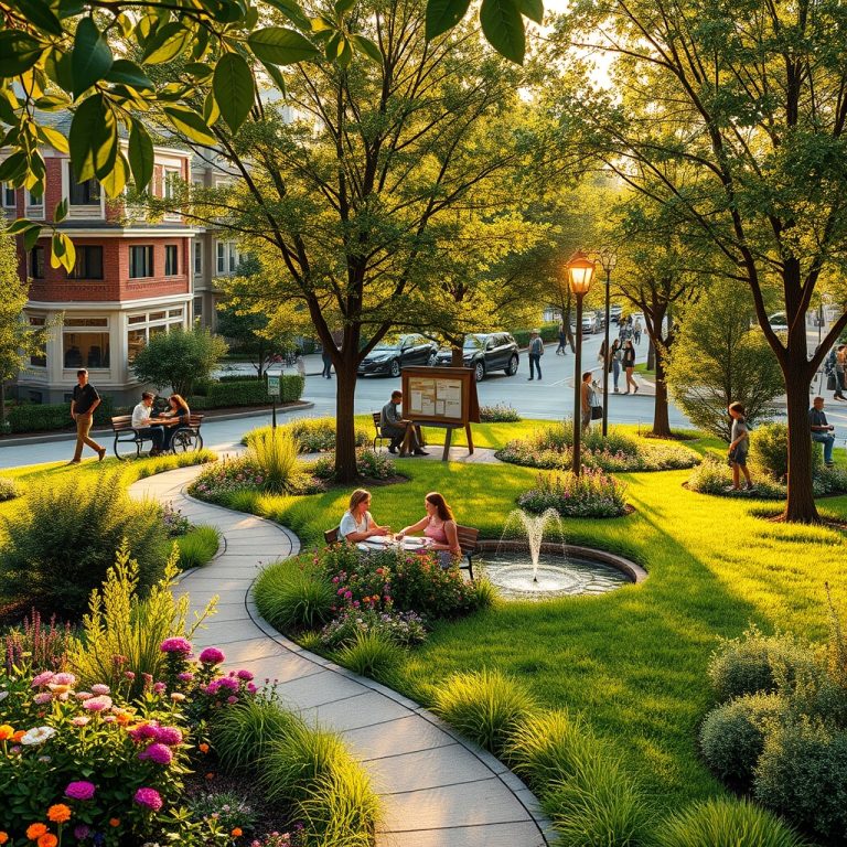 Cultivating Urban Resilience: The Power of Community Pocket Parks and Native Plant Landscaping