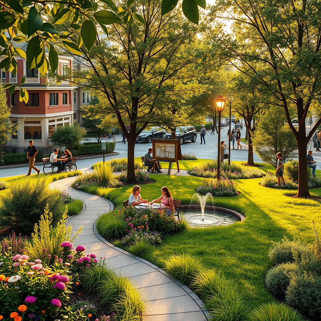 Cultivating Urban Resilience: The Power of Community Pocket Parks and Native Plant Landscaping