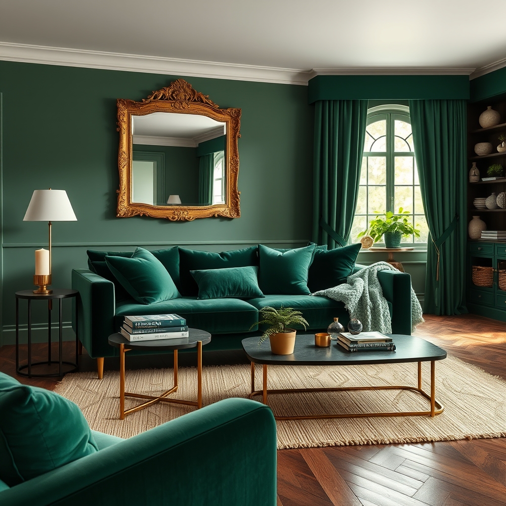 Forest Green and Emerald Green: How to Incorporate Rich Greens into Your Home
