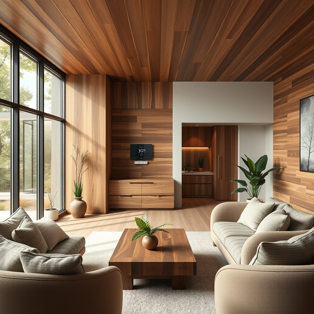 Modern Heritage Meets Contemporary Flair: The Rise of Mixed Wood Tones and Smart Living