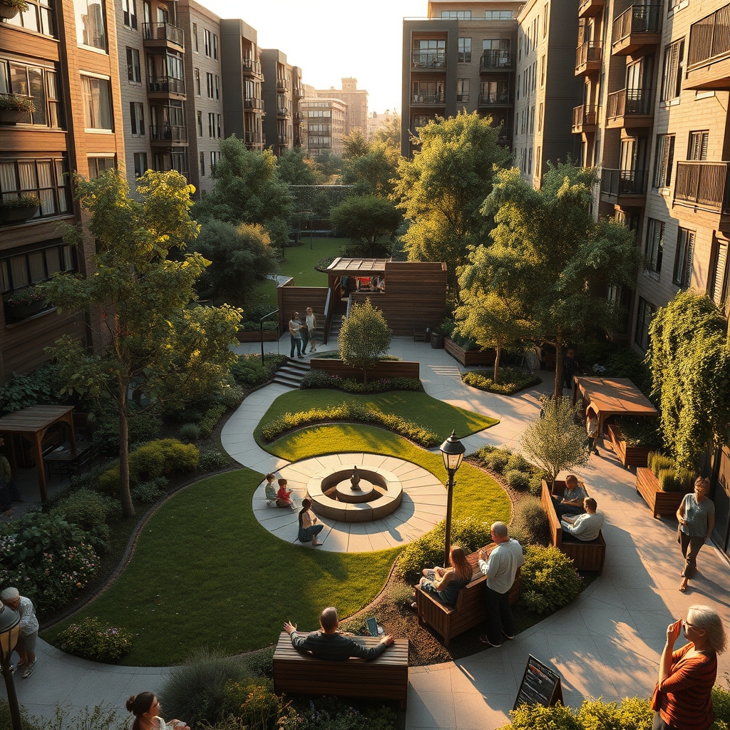 The Silent Symphony of Space: How Perimeter Block Design and Shared Courtyards Are Crafting Intimate Urban Havens