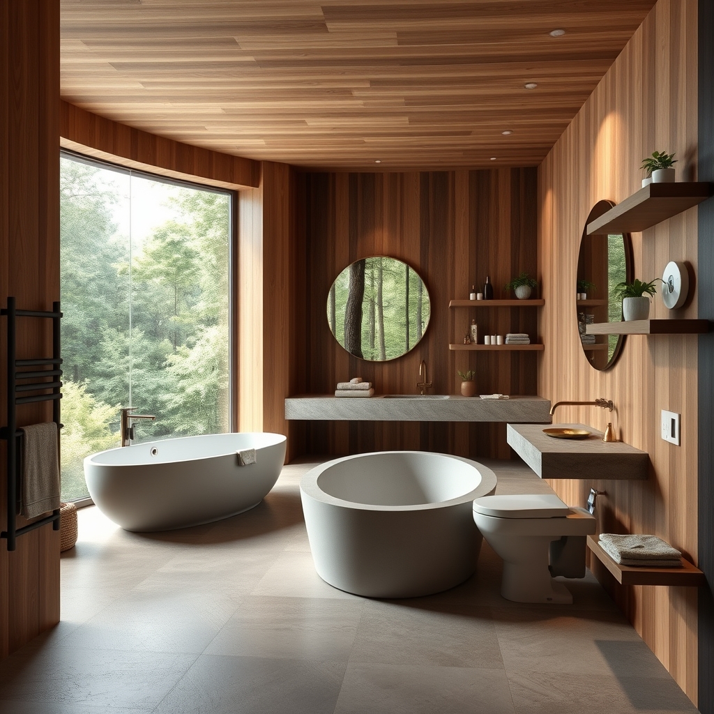 The Subtle Luxury of Spa Bathrooms: Blending Biophilic Design with Smart Wellness Tech