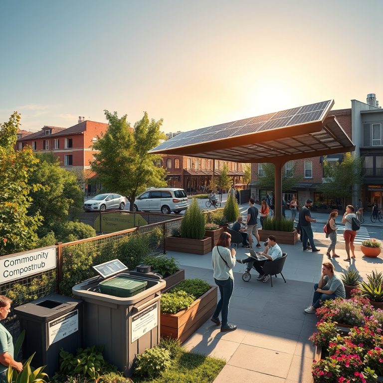 The Green Blueprint: How Neighborhood Composting Centers and Solar-Powered Commons Are Redefining Urban Sustainability