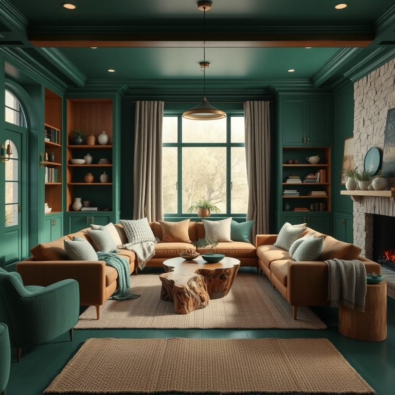 The Luminous Depth of Colour Drenching: How Modern Heritage Embraces Bold Hues, Curved Furniture, and Earthy Textures