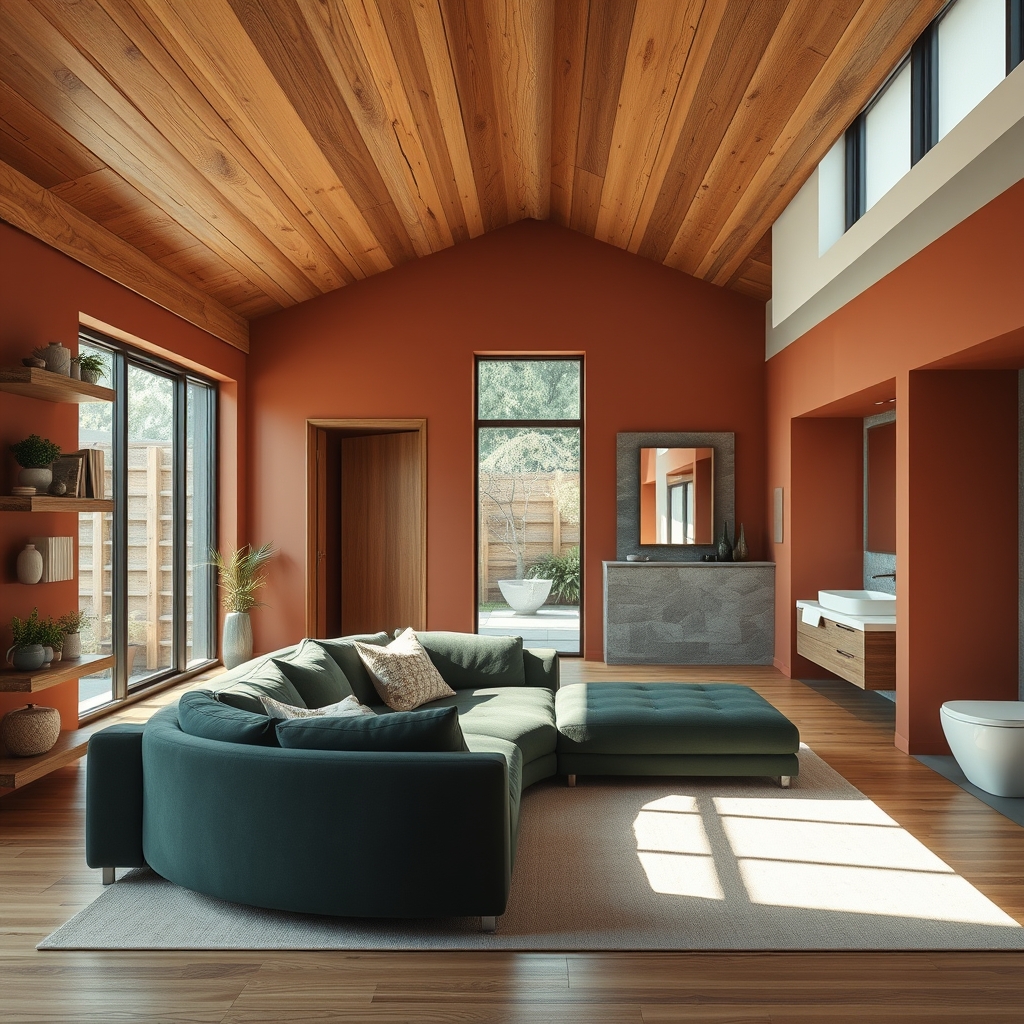 The Modern Alchemy of Space: How Smart Bidets, Wooden Ceilings, and Earthy Palettes Are Crafting Homes That Breathe