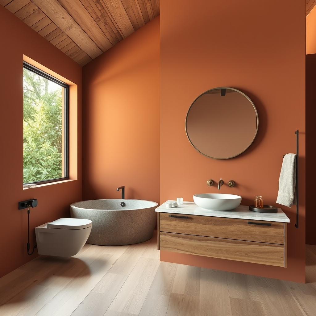 The Serene Symbiosis of Modern Heritage: How Wooden Ceilings, Spa Bathrooms, and Smart Bidets Craft a Sanctuary of Wellness