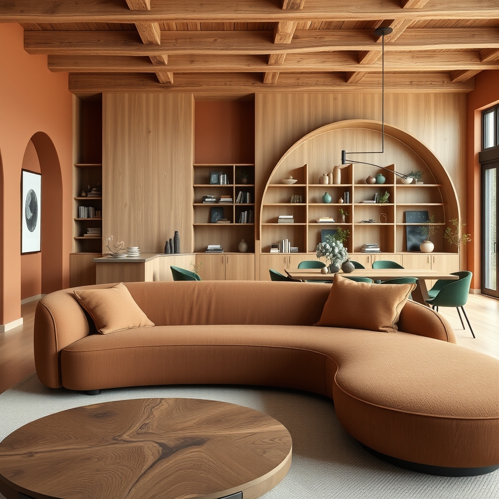 The Subtle Charm of Curved Furniture: How Modern Heritage Embraces Fluidity, Earthy Palettes, and Smart Functionality