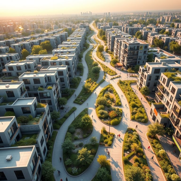 The Unseen Dance of Density: How High-Density Cluster Living and Sustainable Drainage Corridors Are Crafting Resilient Urban Futures