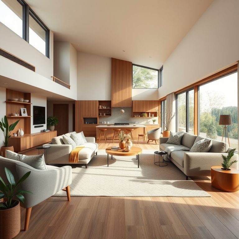 The Modern Home as a Sanctuary of Fluid Abundance: How Earthy Palettes, Curved Furniture, and Smart Innovation Craft a Life of Effortless Plenty