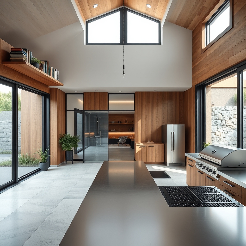 The Modern Home as a Sanctuary of Fluid Luxury: How Floating Shelves, Spa Bathrooms, and Outdoor Kitchens Craft a Seamless Living Experience