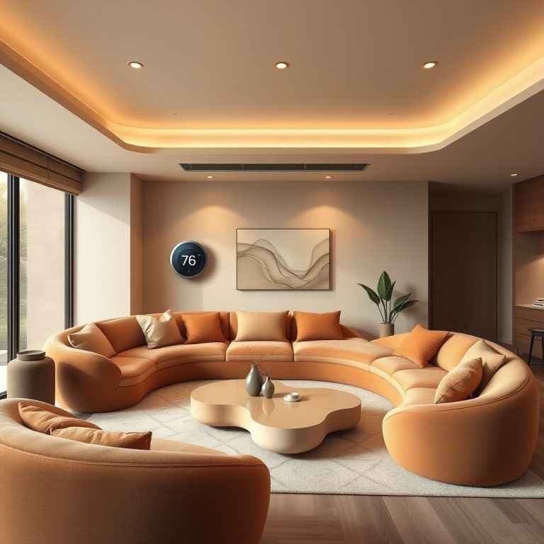The Modern Home as a Sanctuary of Fluid Abundance: How Earthy Palettes, Curved Furniture, and Smart Innovation Craft a Life of Effortless Plenty