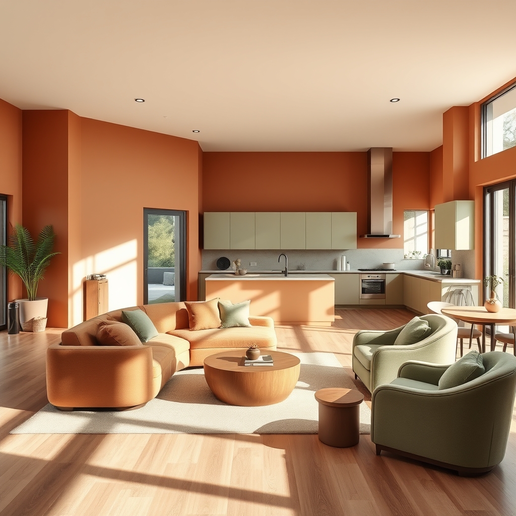 The Modern Home as a Sanctuary of Fluid Continuity: How Earthy Palettes, Curved Furniture, and Kitchen Zoning Craft a Living Space That Adapts and Endures