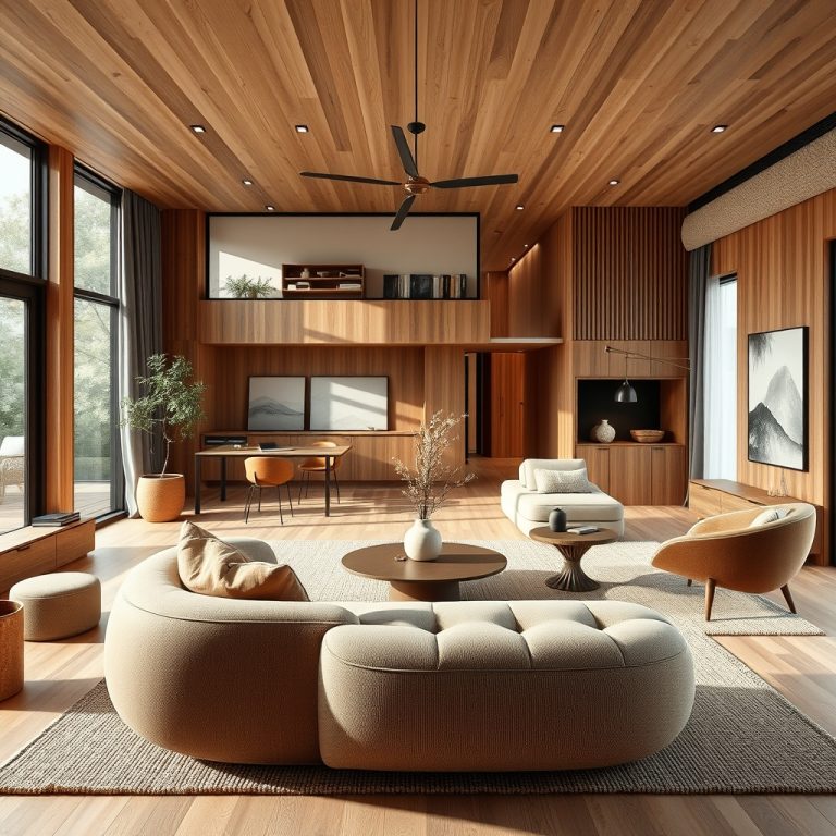 The Modern Home as a Sanctuary of Fluid Continuity: How Earthy Palettes, Curved Furniture, and Multi Functional Rooms Craft a Living Space That Adapts and Endures