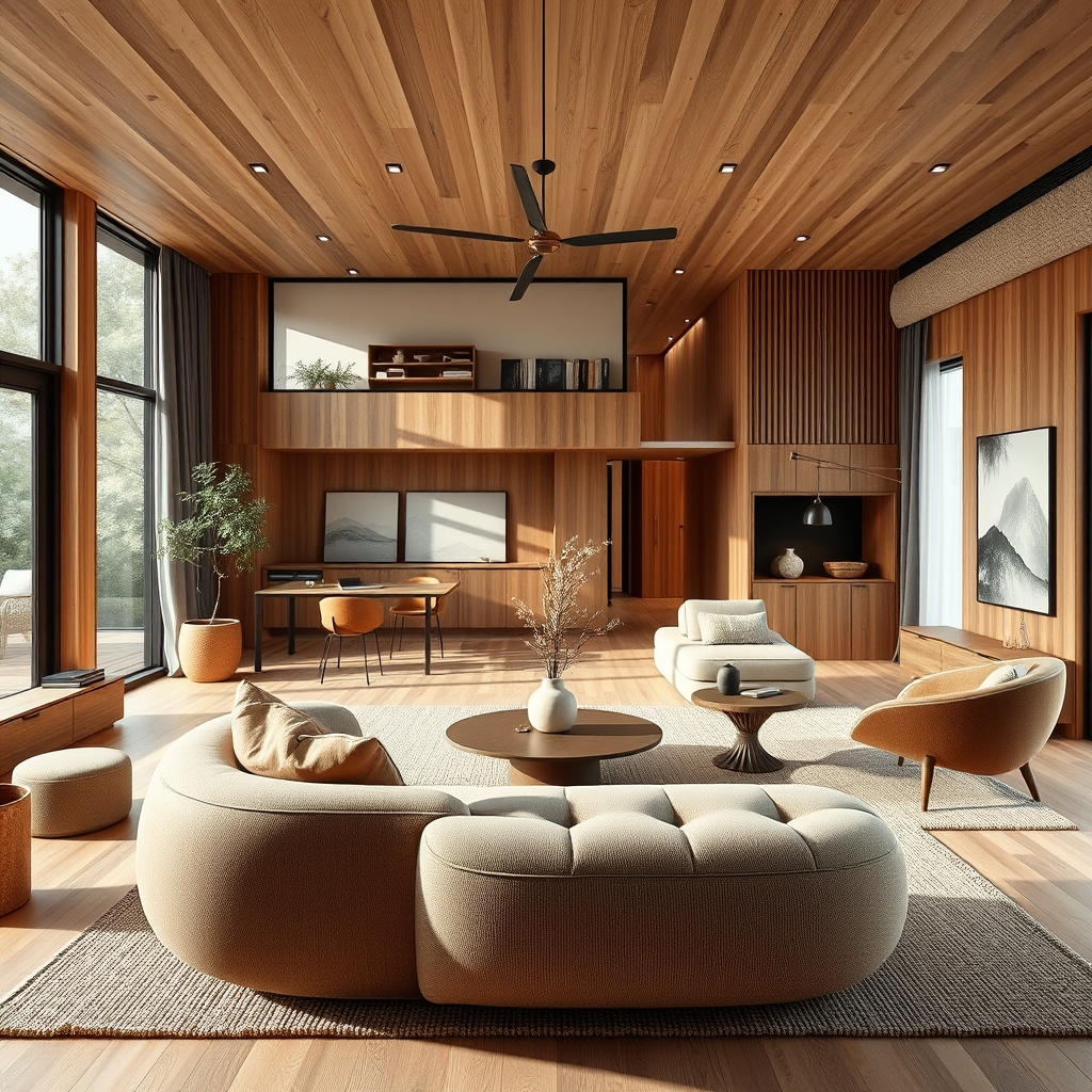 The Modern Home as a Sanctuary of Fluid Continuity: How Earthy Palettes, Curved Furniture, and Multi Functional Rooms Craft a Living Space That Adapts and Endures
