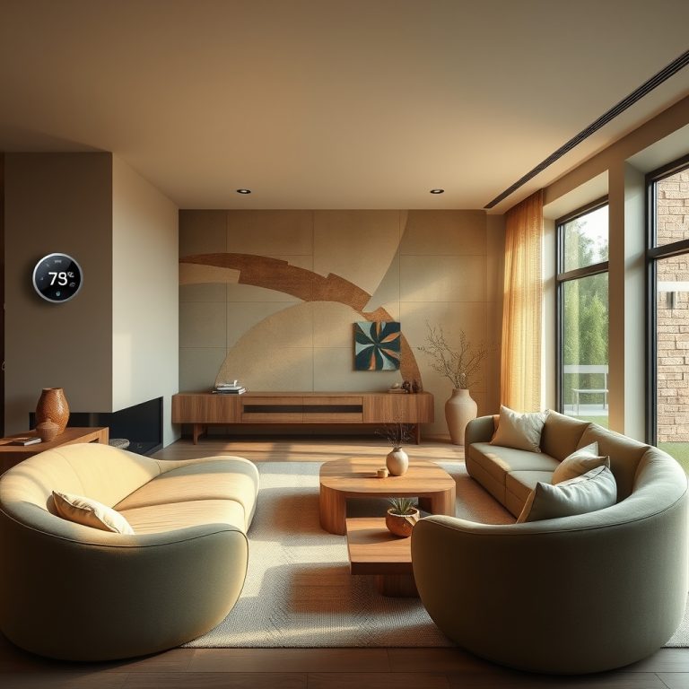 The Modern Home as a Sanctuary of Fluid Continuity: How Earthy Palettes, Curved Furniture, and Smart Innovation Craft a Living Space That Adapts and Endures