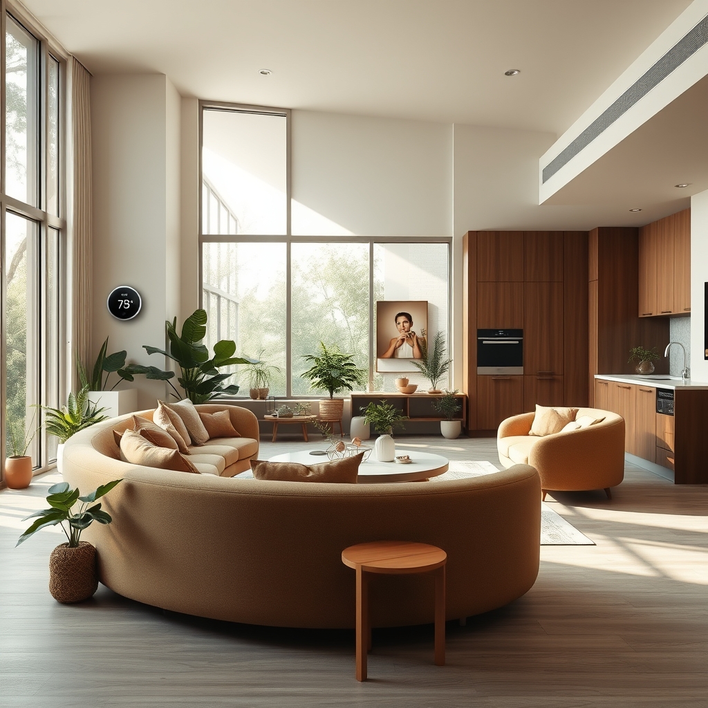 The Modern Home as a Sanctuary of Fluid Continuity: How Earthy Palettes, Curved Furniture, and Smart Innovation Craft a Living Space That Adapts and Endures