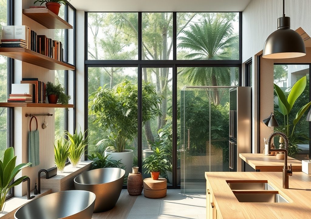 The Modern Home as a Sanctuary of Fluid Luxury: How Floating Shelves, Spa Bathrooms, and Outdoor Kitchens Craft a Seamless Living Experience