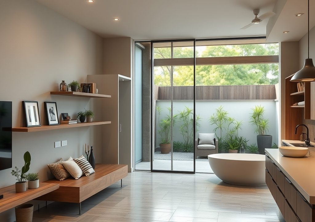 The Modern Home as a Sanctuary of Fluid Luxury: How Floating Shelves, Spa Bathrooms, and Outdoor Kitchens Craft a Seamless Living Experience