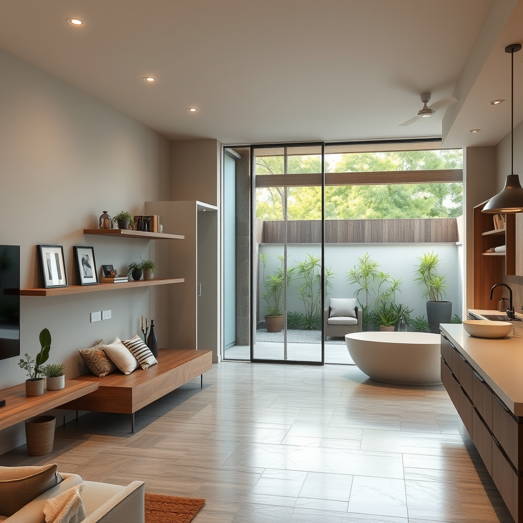 The Modern Home as a Sanctuary of Fluid Luxury: How Floating Shelves, Spa Bathrooms, and Outdoor Kitchens Craft a Seamless Living Experience