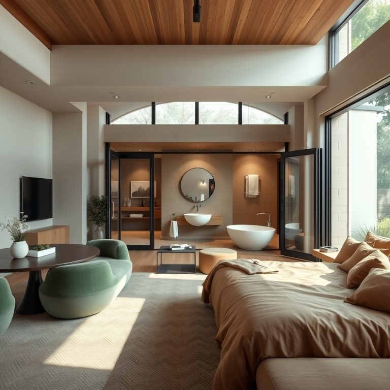 The Modern Home as a Sanctuary of Fluid Serenity: How Earthy Palettes, Curved Furniture, and Smart Bidets Craft a Living Space That Whispers Calm